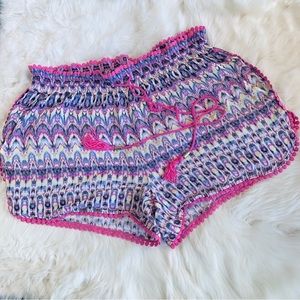 VICTORIA’S SECRET MULTICOLOR TASSEL SHORTS